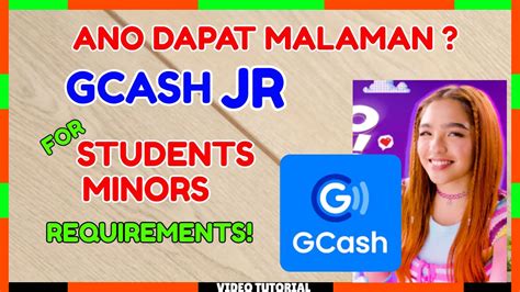 gcash jr requirements